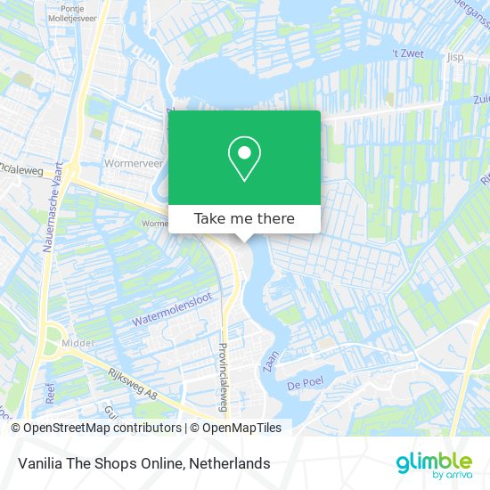 Vanilia The Shops Online Karte