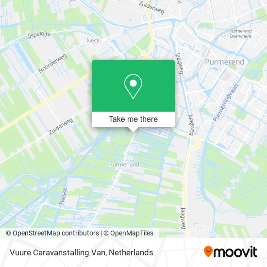 Vuure Caravanstalling Van map