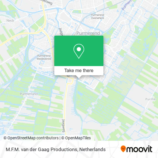M.F.M. van der Gaag Productions map