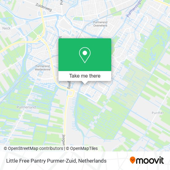 Little Free Pantry Purmer-Zuid map