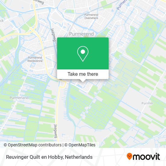 Reuvinger Quilt en Hobby map