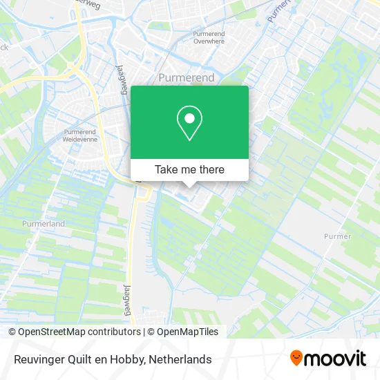 Reuvinger Quilt en Hobby map