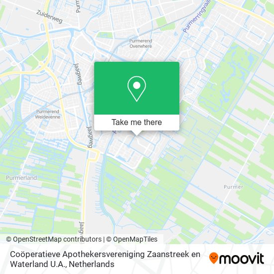Coöperatieve Apothekersvereniging Zaanstreek en Waterland U.A. map