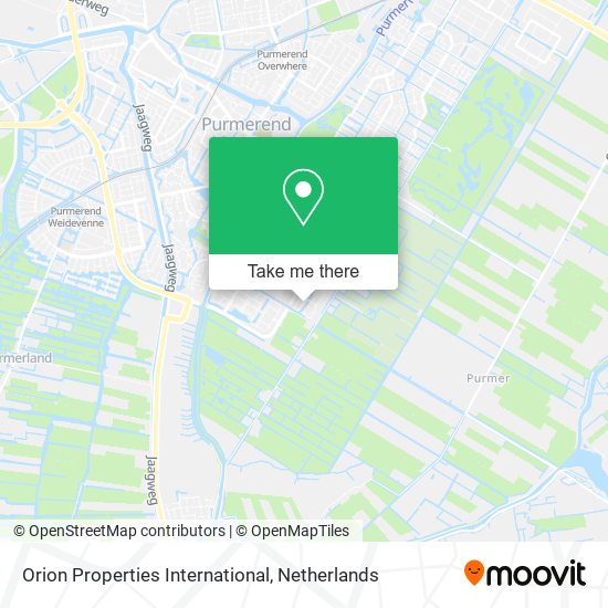 Orion Properties International map