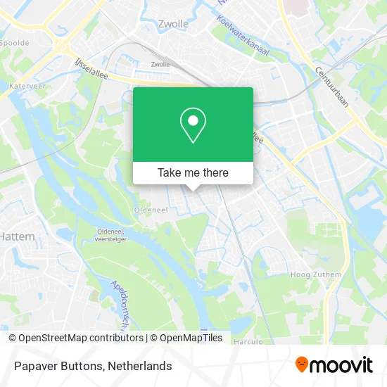 Papaver Buttons map