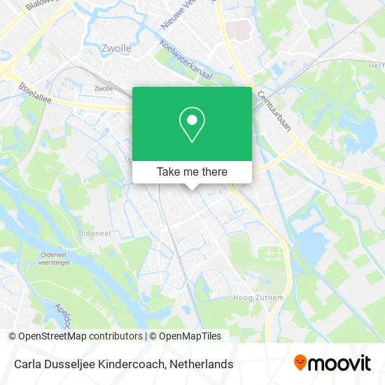 Carla Dusseljee Kindercoach map