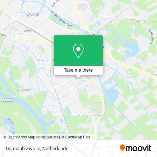 Damclub Zwolle Karte