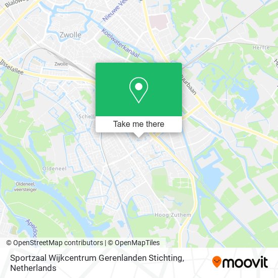 Sportzaal Wijkcentrum Gerenlanden Stichting Karte
