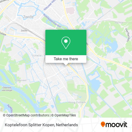 Koptelefoon Splitter Kopen map
