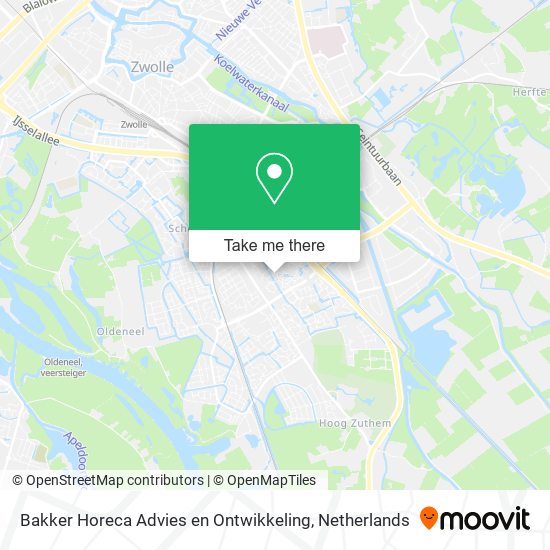 Bakker Horeca Advies en Ontwikkeling Karte