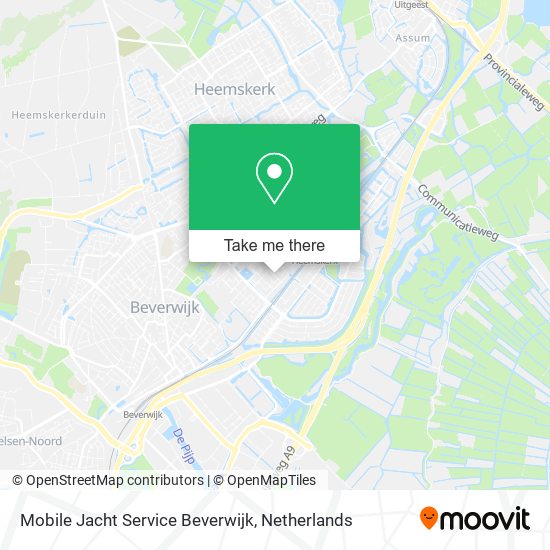 Mobile Jacht Service Beverwijk map