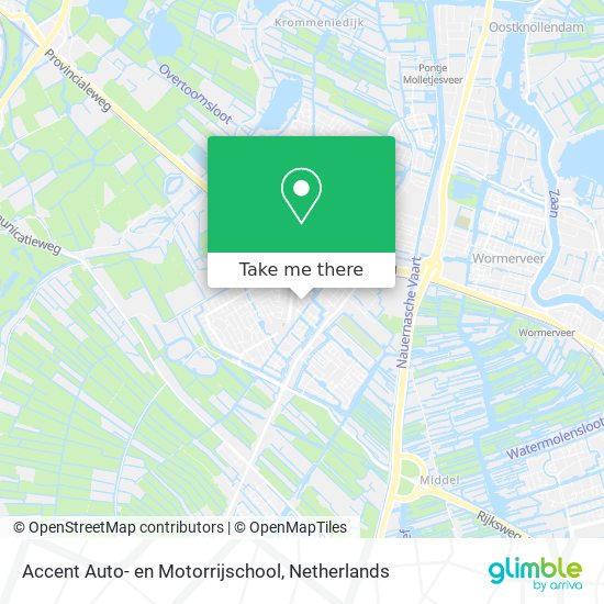 Accent Auto- en Motorrijschool Karte