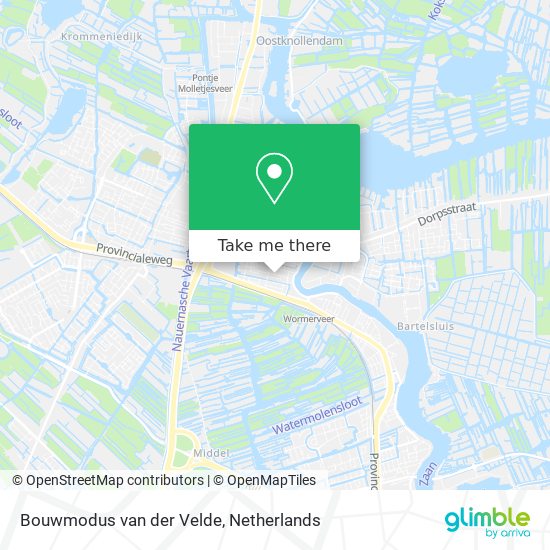 Bouwmodus van der Velde map