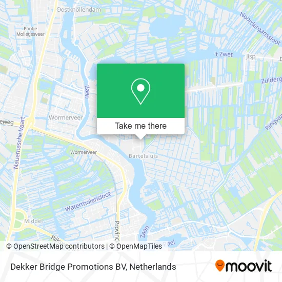 Dekker Bridge Promotions BV map