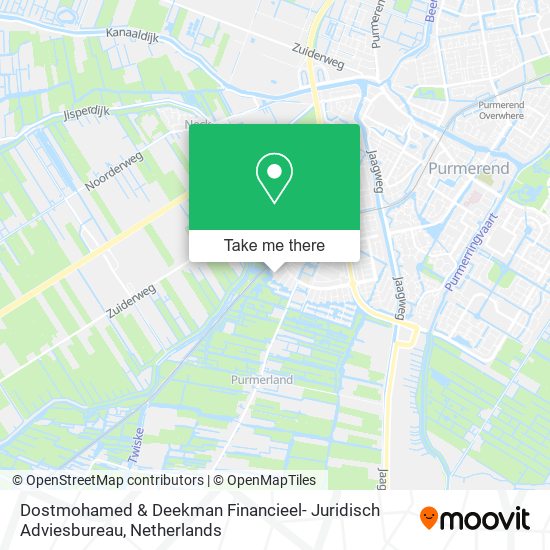 Dostmohamed & Deekman Financieel- Juridisch Adviesbureau map