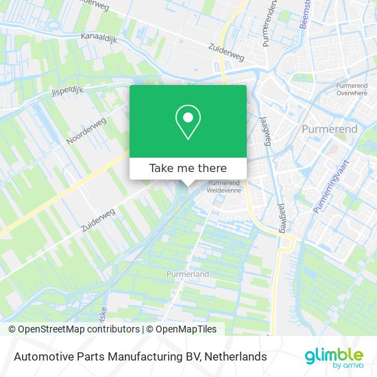 Automotive Parts Manufacturing BV map