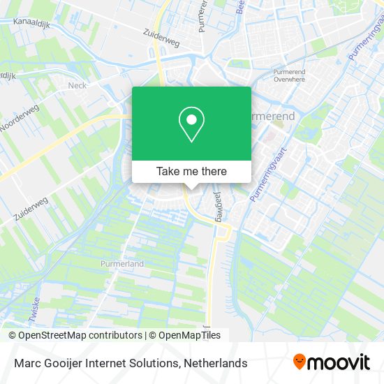 Marc Gooijer Internet Solutions map