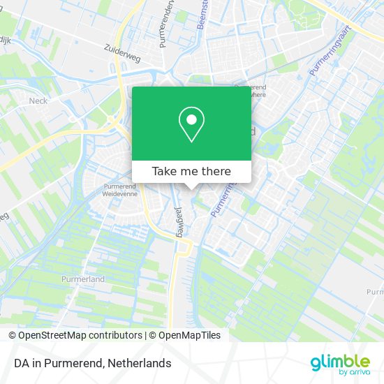 DA in Purmerend map