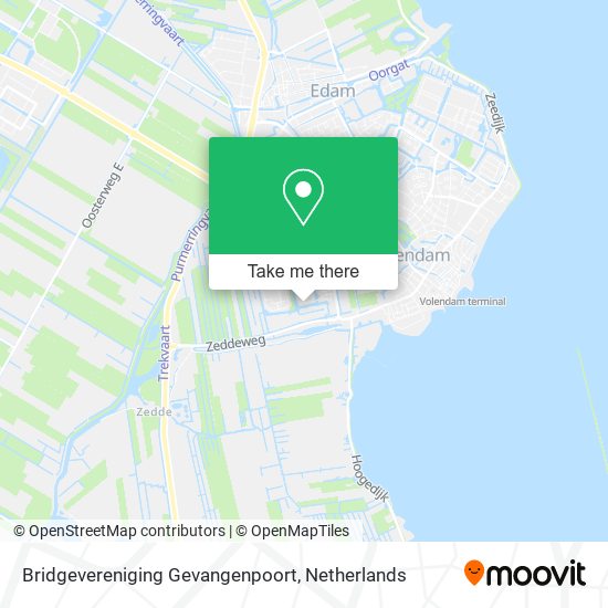 Bridgevereniging Gevangenpoort map