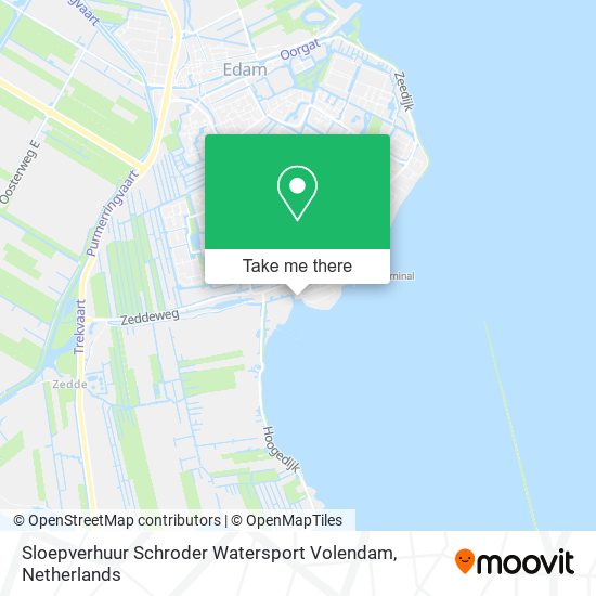 Sloepverhuur Schroder Watersport Volendam map