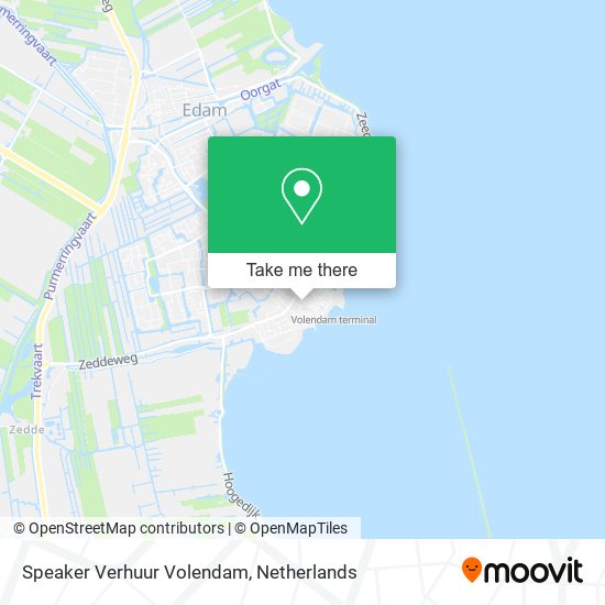 Speaker Verhuur Volendam map