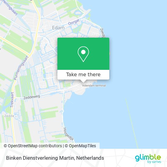 Binken Dienstverlening Martin map