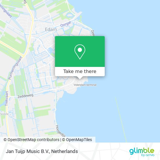 Jan Tuijp Music B.V. map