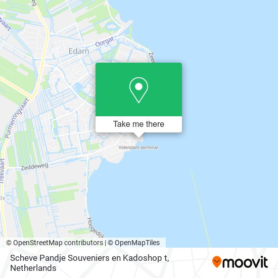 Scheve Pandje Souveniers en Kadoshop t map