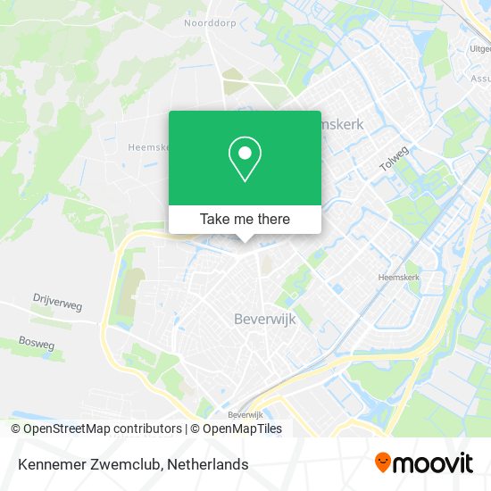 Kennemer Zwemclub map