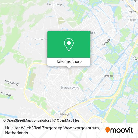 Huis ter Wijck Viva! Zorggroep Woonzorgcentrum map