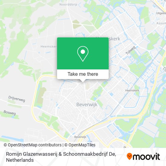 Romijn Glazenwasserij & Schoonmaakbedrijf De map