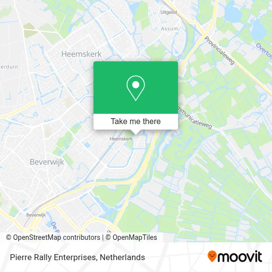 Pierre Rally Enterprises map