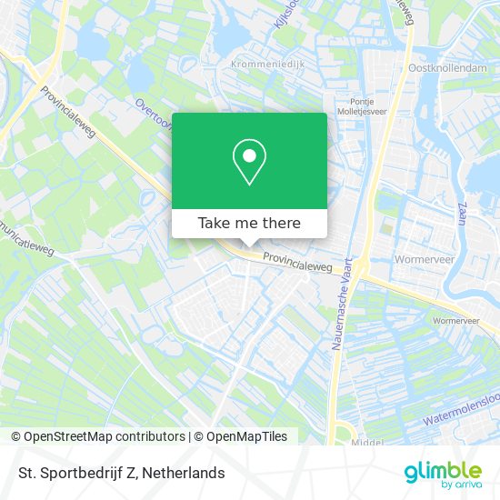 St. Sportbedrijf Z map