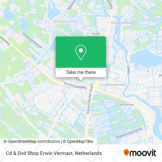 Cd & Dvd Shop Erwin Vermast map