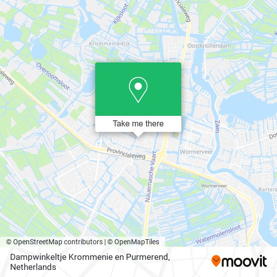 Dampwinkeltje Krommenie en Purmerend map