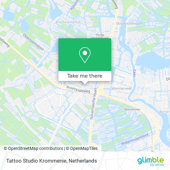 Tattoo Studio Krommenie map