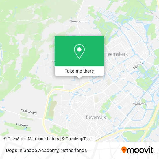 Dogs in Shape Academy map