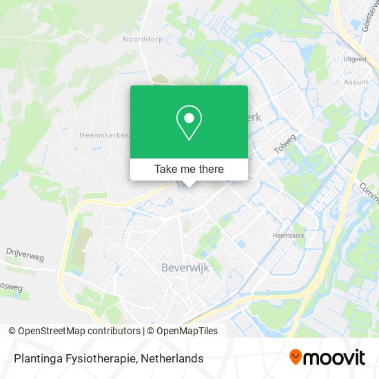 Plantinga Fysiotherapie map
