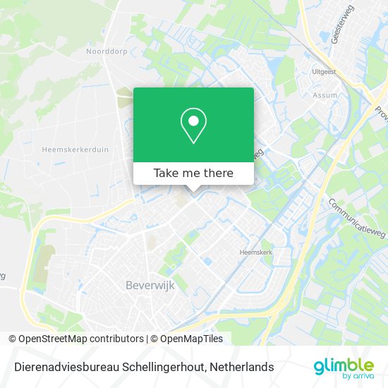 Dierenadviesbureau Schellingerhout map