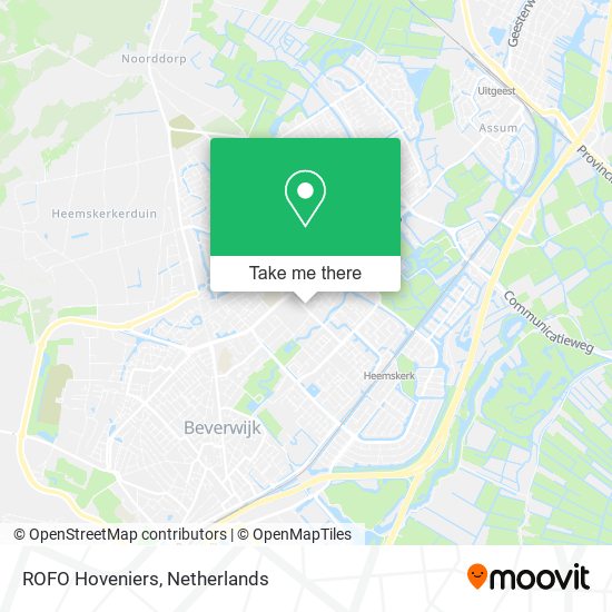 ROFO Hoveniers map