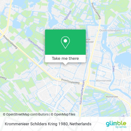 Krommenieer Schilders Kring 1980 map