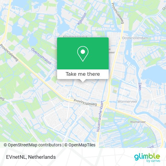 EVnetNL map