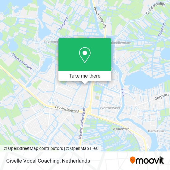 Giselle Vocal Coaching map