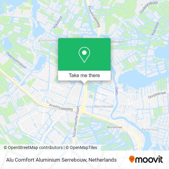 Alu Comfort Aluminium Serrebouw map