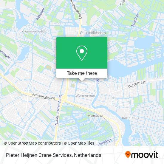 Pieter Heijnen Crane Services map