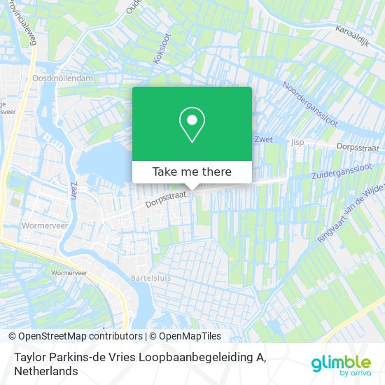 Taylor Parkins-de Vries Loopbaanbegeleiding A map