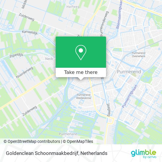 Goldenclean Schoonmaakbedrijf Karte