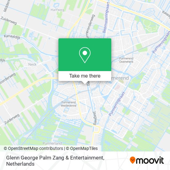 Glenn George Palm Zang & Entertainment map