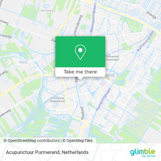 Acupunctuur Purmerend map