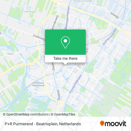 P+R Purmerend - Beatrixplein map